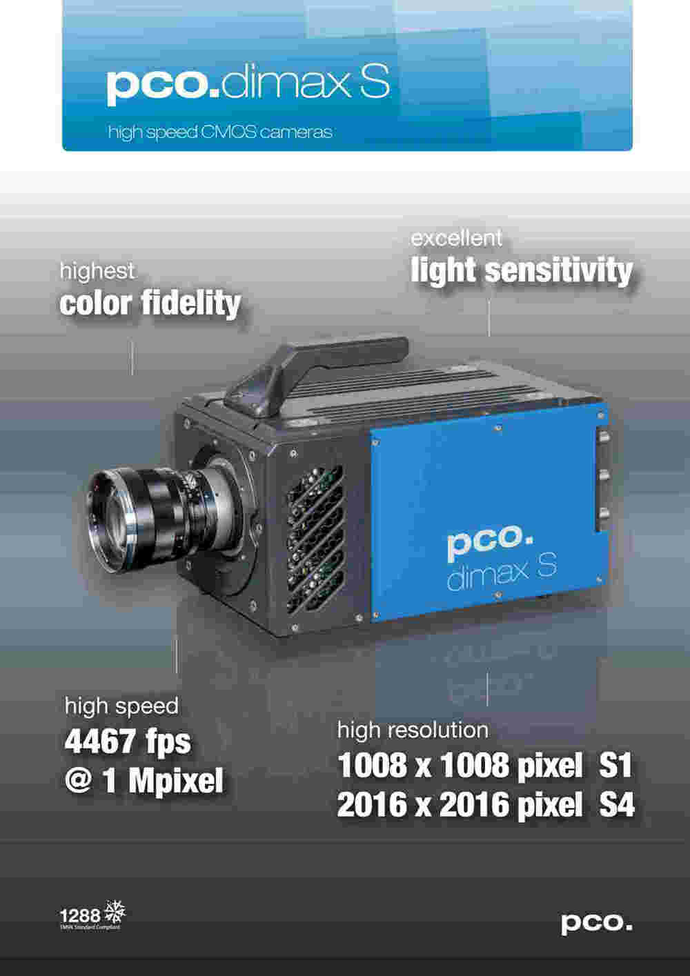 pco.dimax S | high speed CMOS cameras